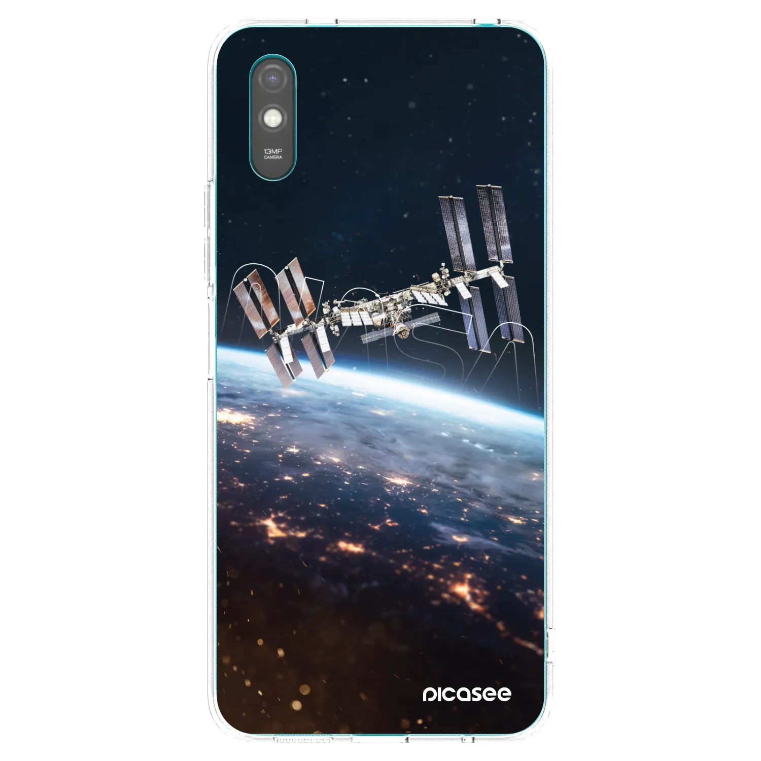 Picasee silikonový průhledný obal pro Xiaomi Redmi 9A - Station