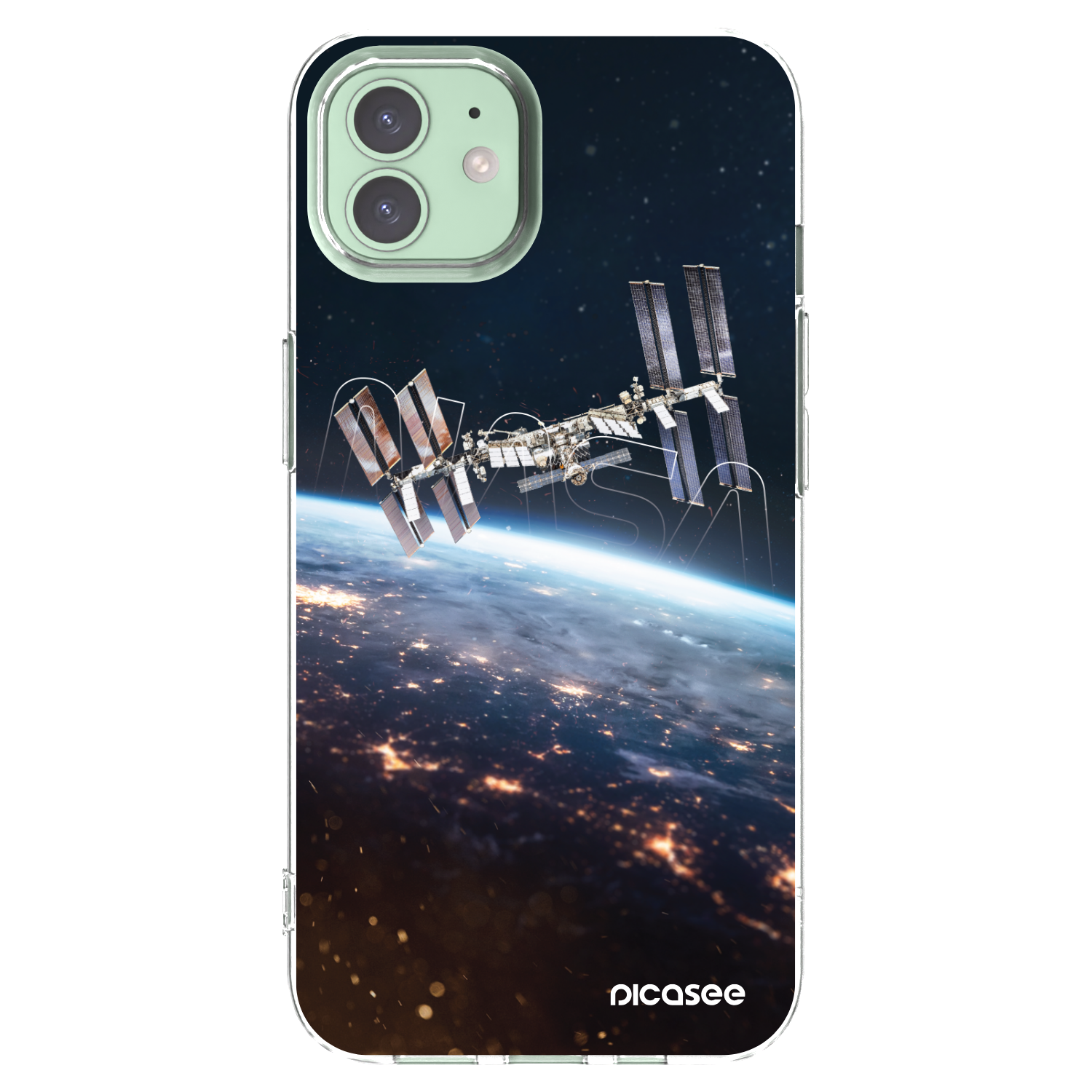 Picasee silikonový průhledný obal pro Apple iPhone 12 - Station