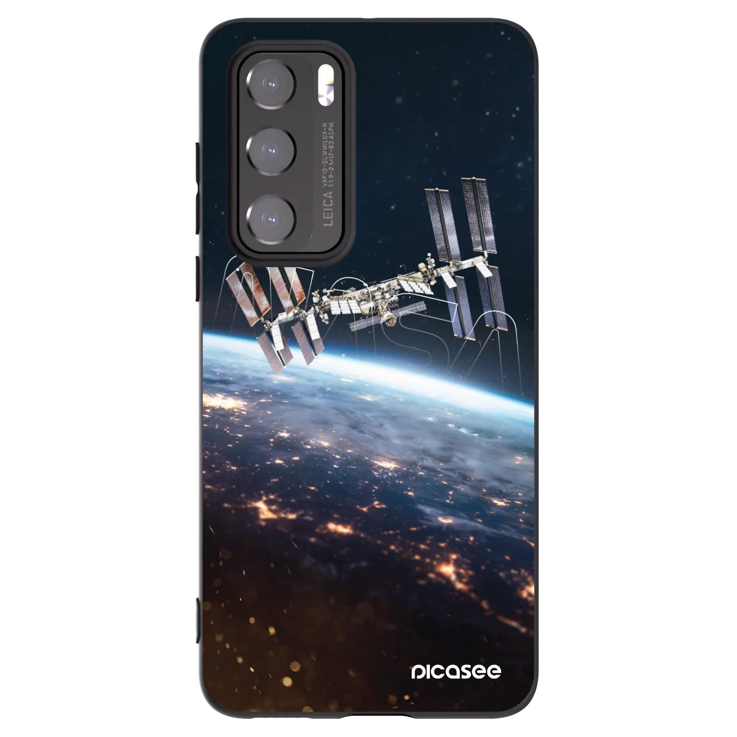 Picasee silikonový černý obal pro Huawei P40 - Station