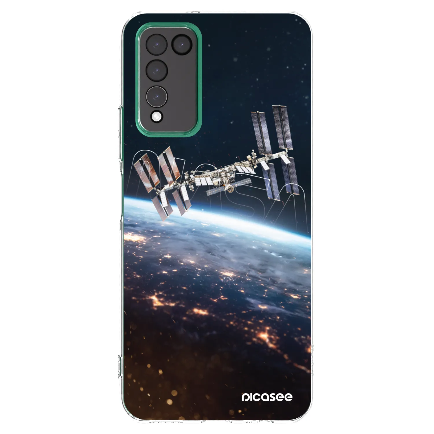 Picasee silikonový průhledný obal pro Honor 10X Lite - Station