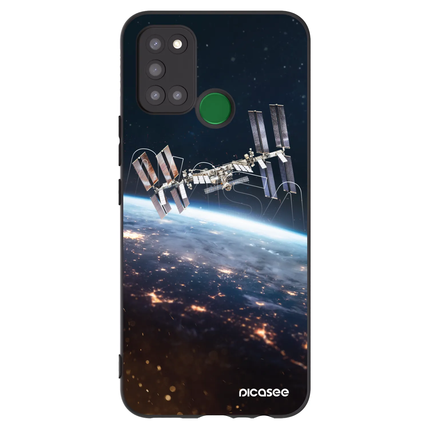 Picasee silikonový černý obal pro Realme 7i - Station