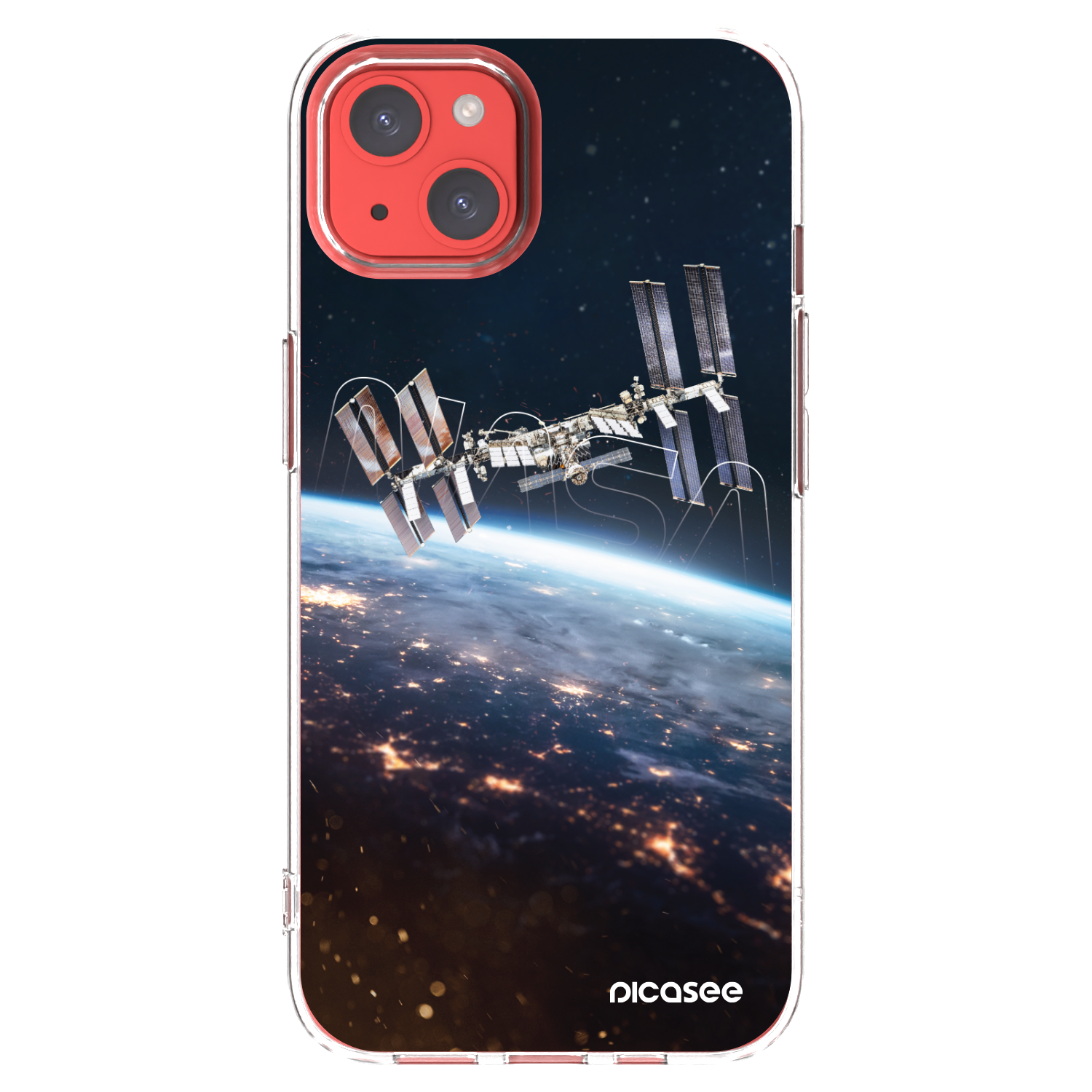 Picasee silikonový průhledný obal pro Apple iPhone 13 - Station
