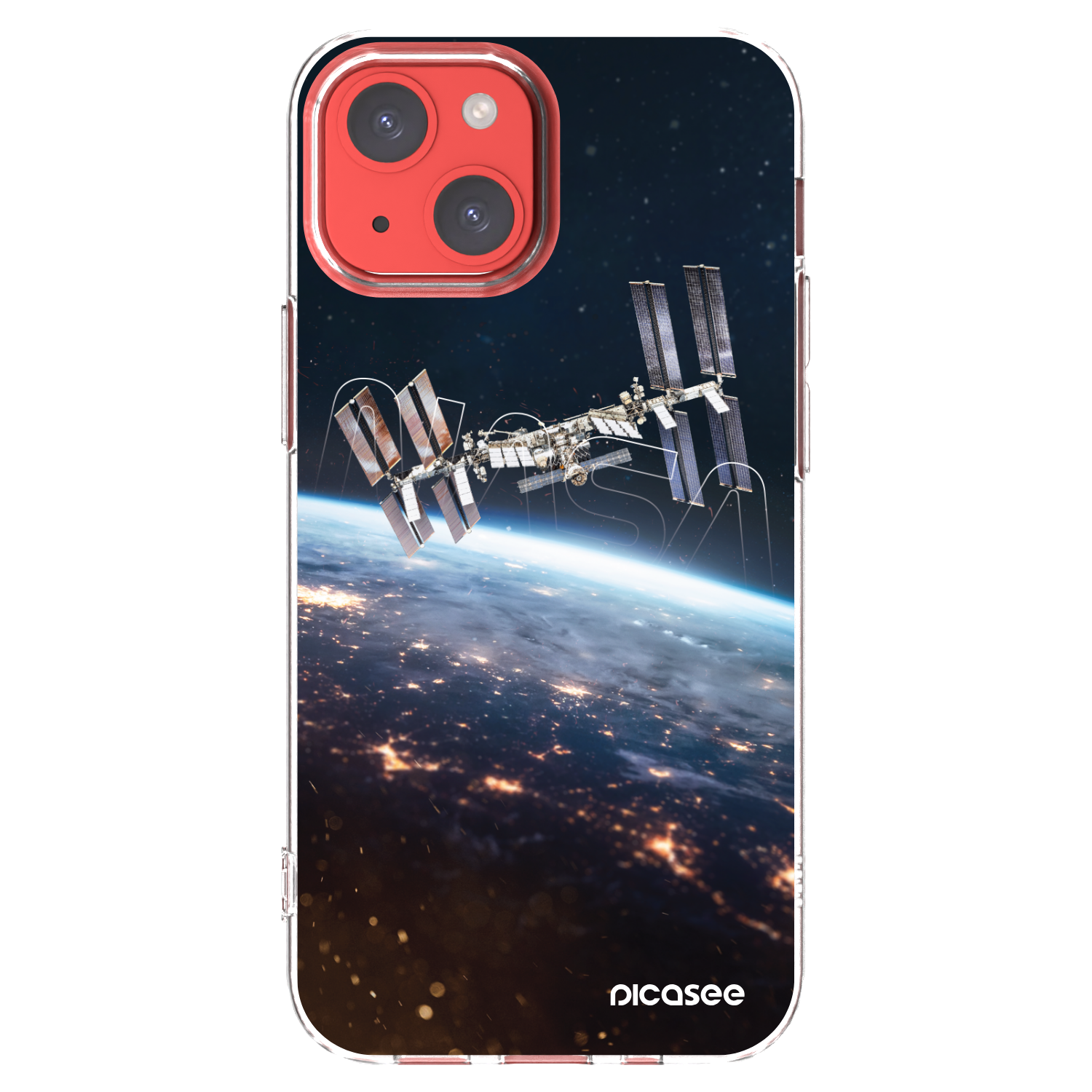 Picasee silikonový průhledný obal pro Apple iPhone 13 mini - Station