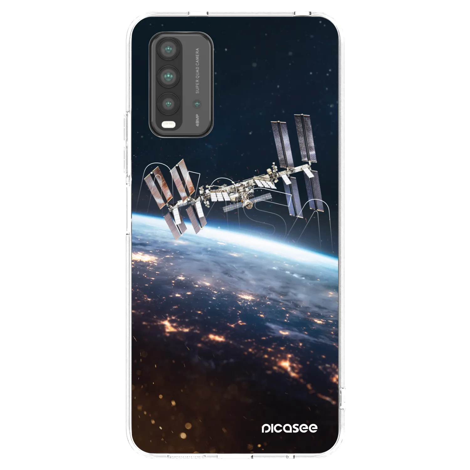 Picasee silikonový černý obal pro Xiaomi Redmi 9T - Station