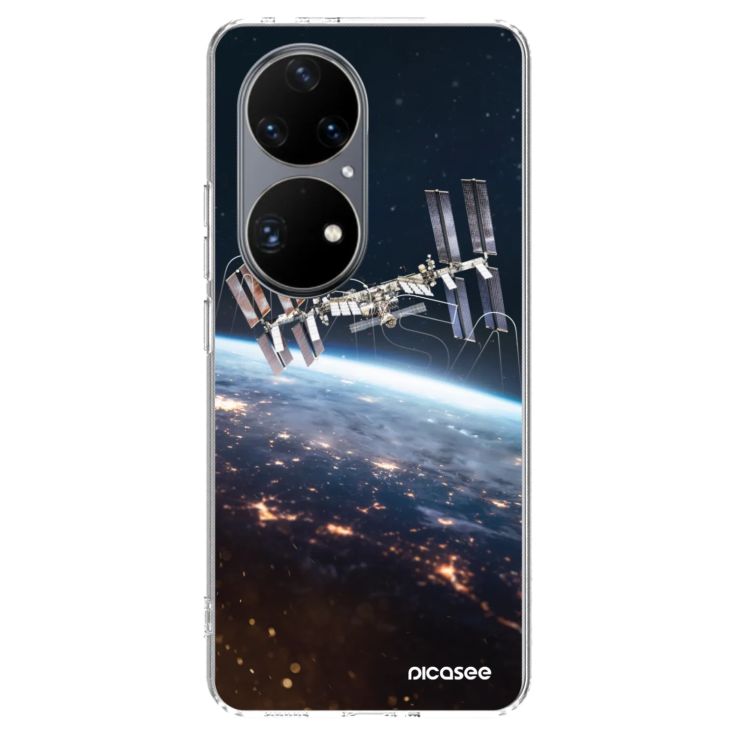 Picasee silikonový průhledný obal pro Huawei P50 - Station