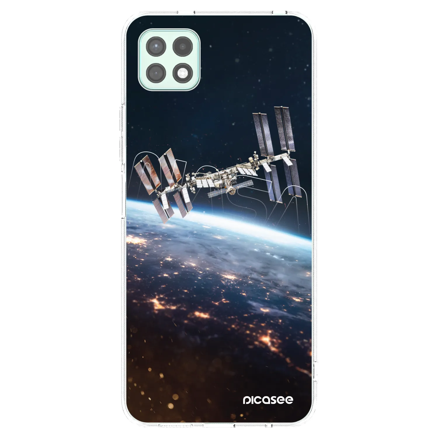 Picasee silikonový průhledný obal pro Samsung Galaxy A22 A226B 5G - Station