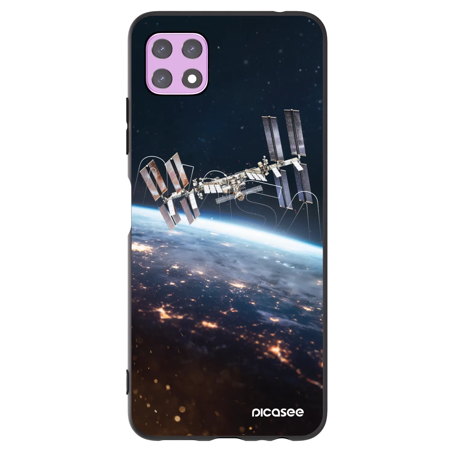 Picasee silikonový černý obal pro Samsung Galaxy A22 A226B 5G - Station