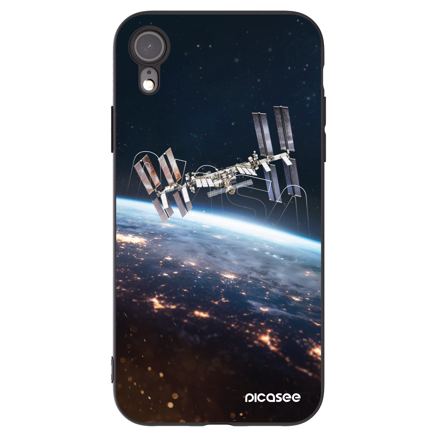 Picasee silikonový černý obal pro Apple iPhone XR - Station
