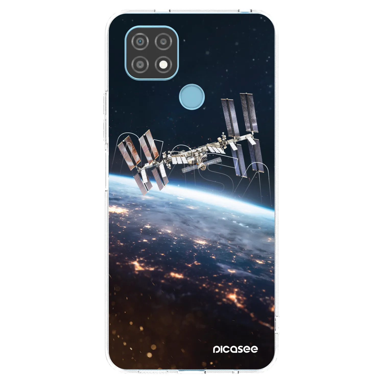 Picasee silikonový průhledný obal pro Realme C21 - Station
