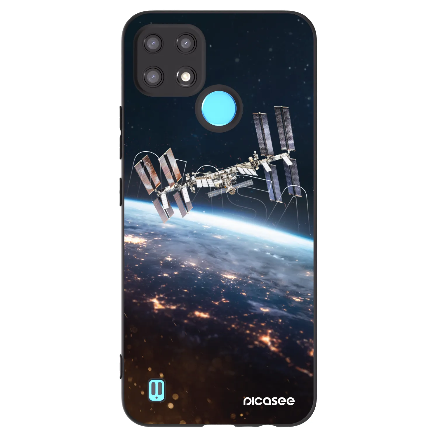 Picasee silikonový černý obal pro Realme C21 - Station