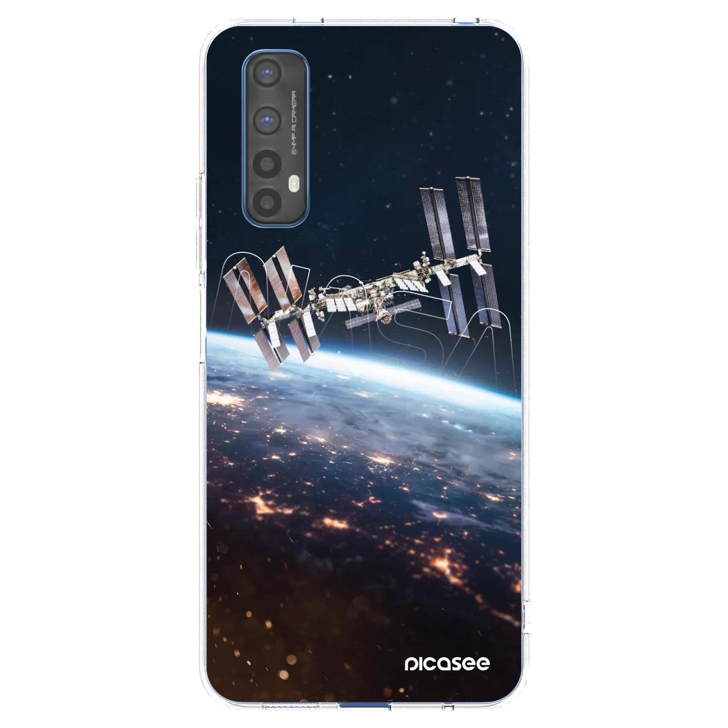 Picasee silikonový průhledný obal pro Realme 7 - Station