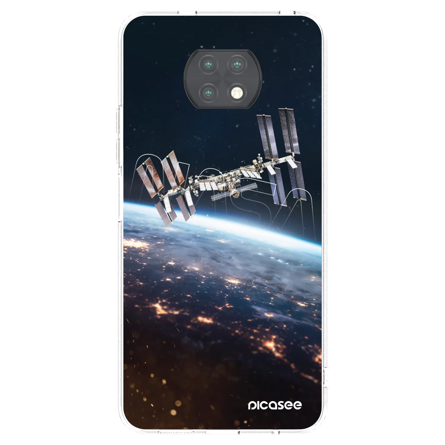 Picasee silikonový průhledný obal pro Xiaomi Redmi Note 9T - Station