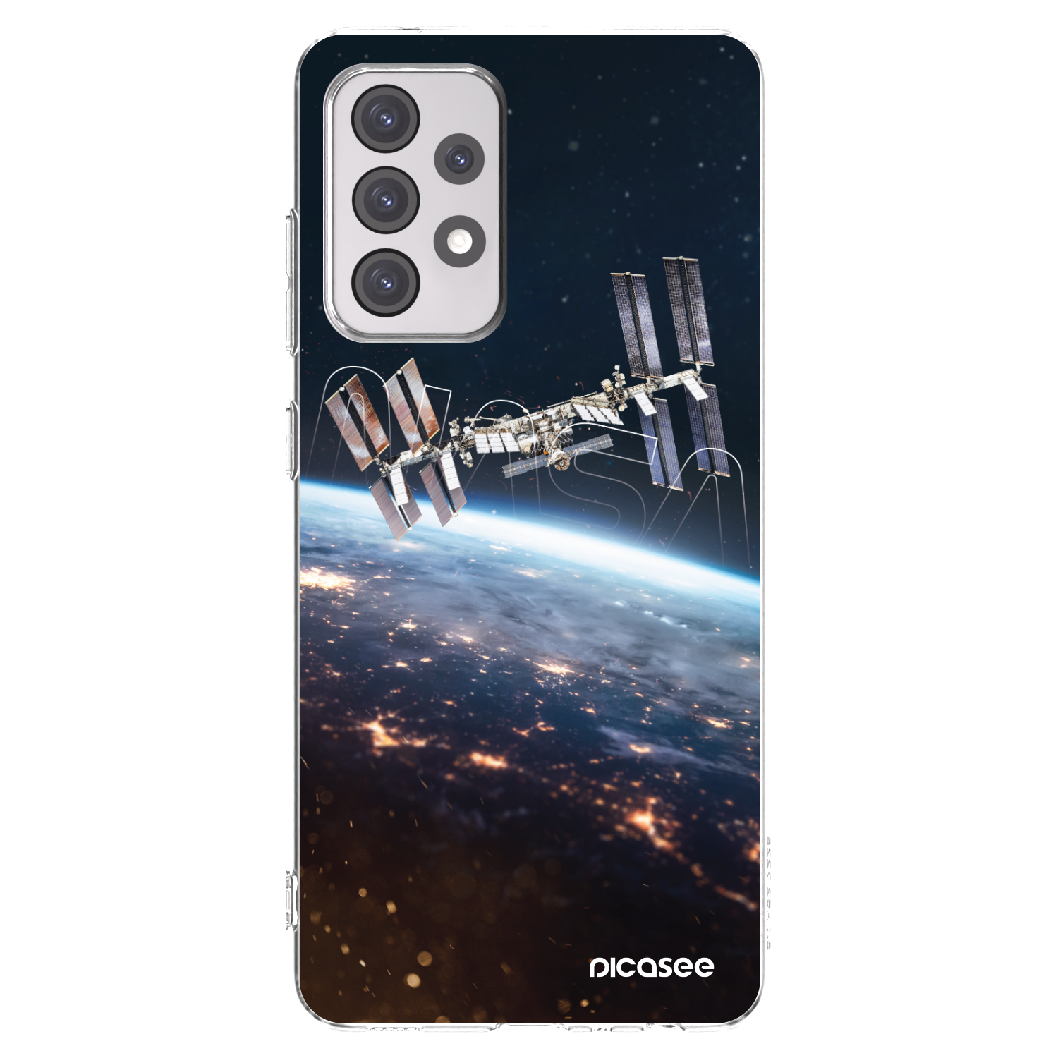 Picasee silikonový průhledný obal pro Samsung Galaxy A52s 5G A528B - Station