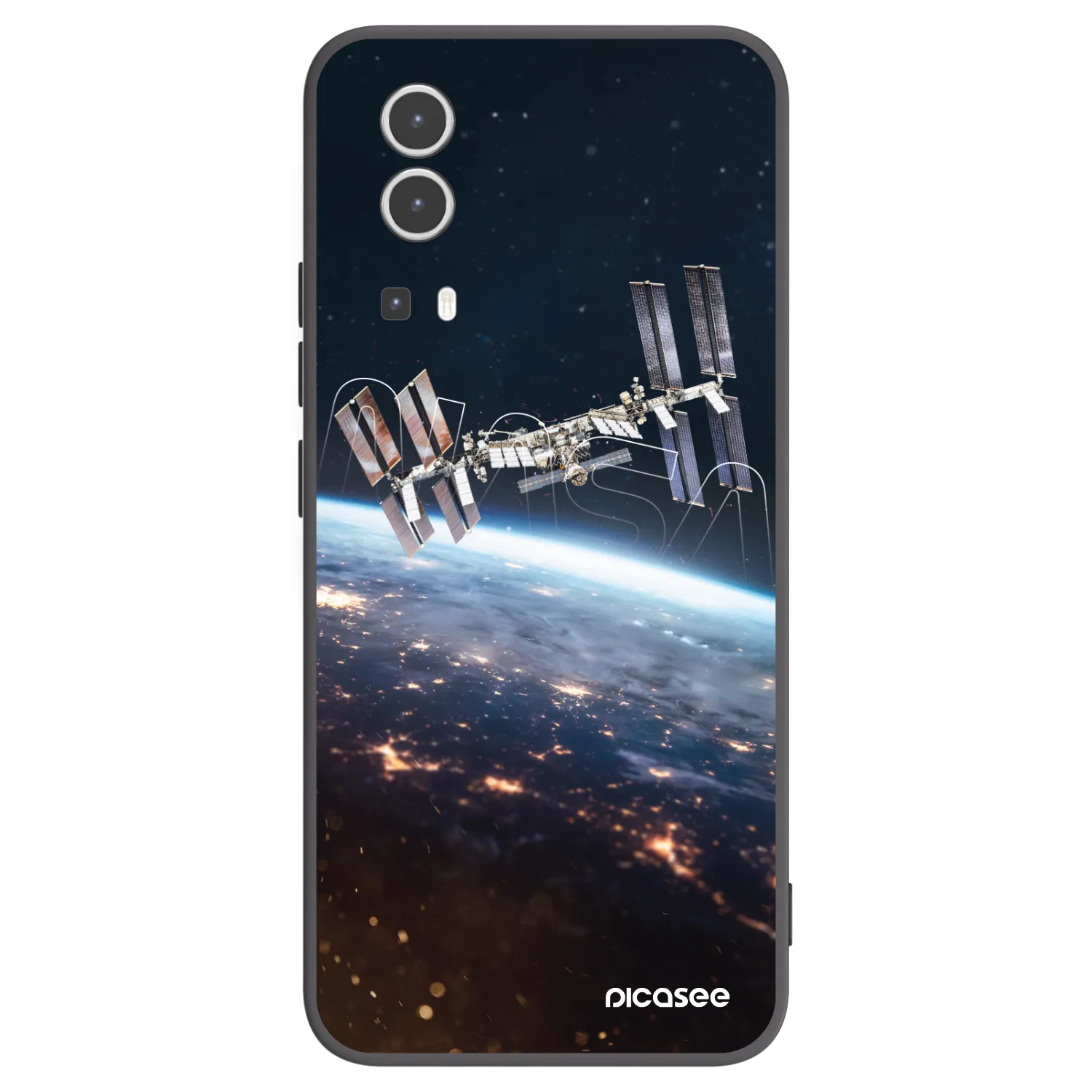 Picasee silikonový černý obal pro Vivo Y72 5G - Station