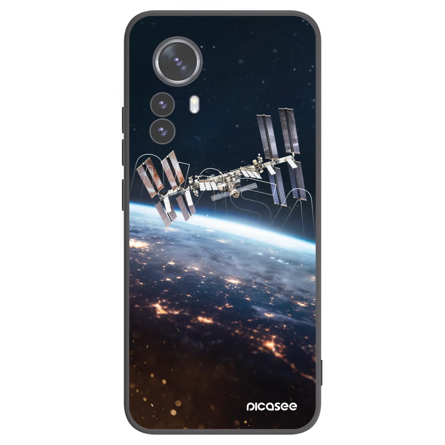 Picasee silikonový černý obal pro Xiaomi 12 Pro - Station