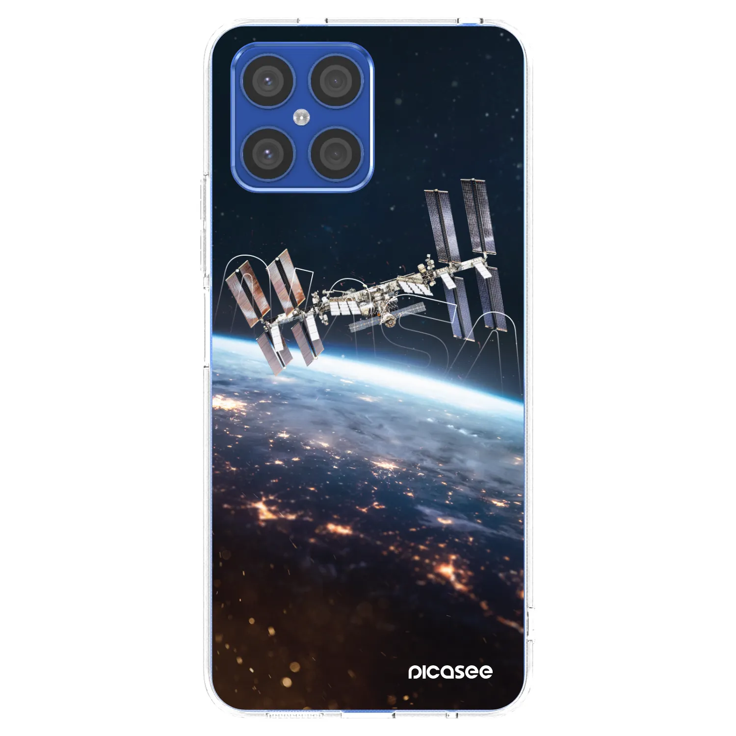 Picasee silikonový průhledný obal pro Honor X8 4G - Station
