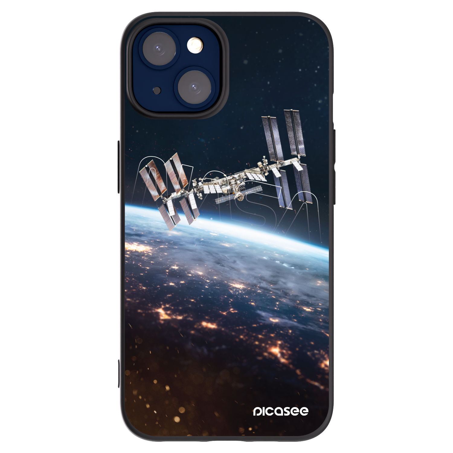 Picasee silikonový černý obal pro Apple iPhone 14 - Station