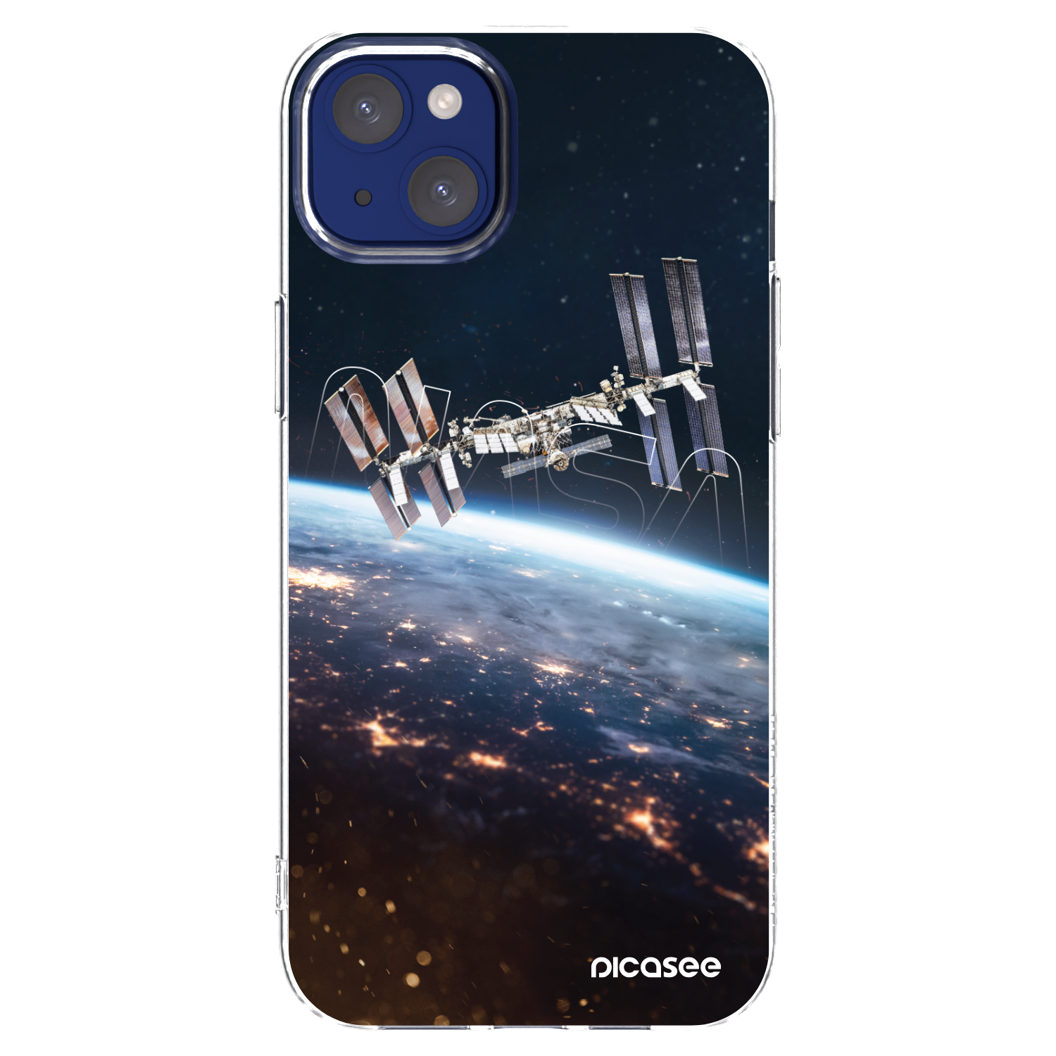 Picasee silikonový průhledný obal pro Apple iPhone 14 Plus - Station
