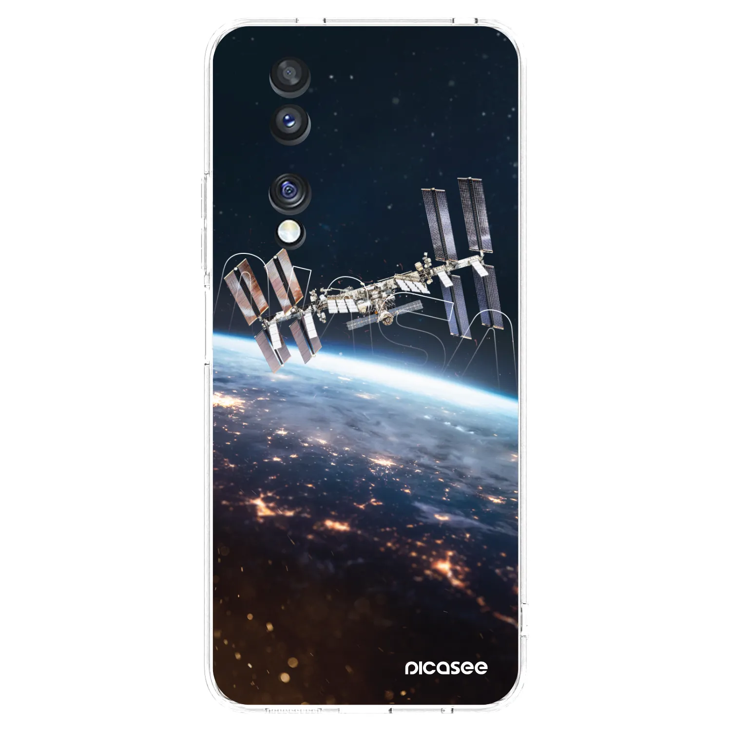 Picasee silikonový průhledný obal pro Honor 70 - Station