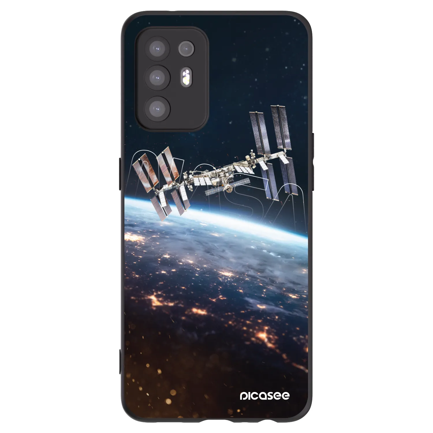 Picasee silikonový černý obal pro OPPO A94 5G - Station