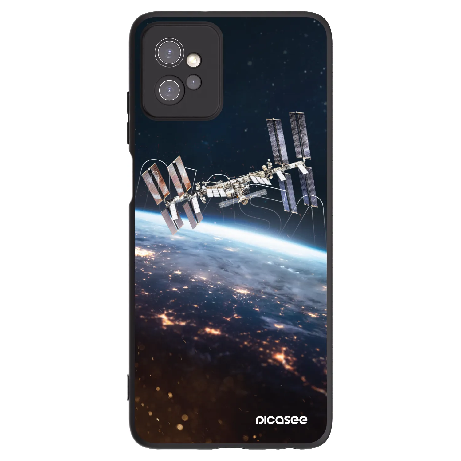 Picasee silikonový černý obal pro Motorola Moto G32 - Station