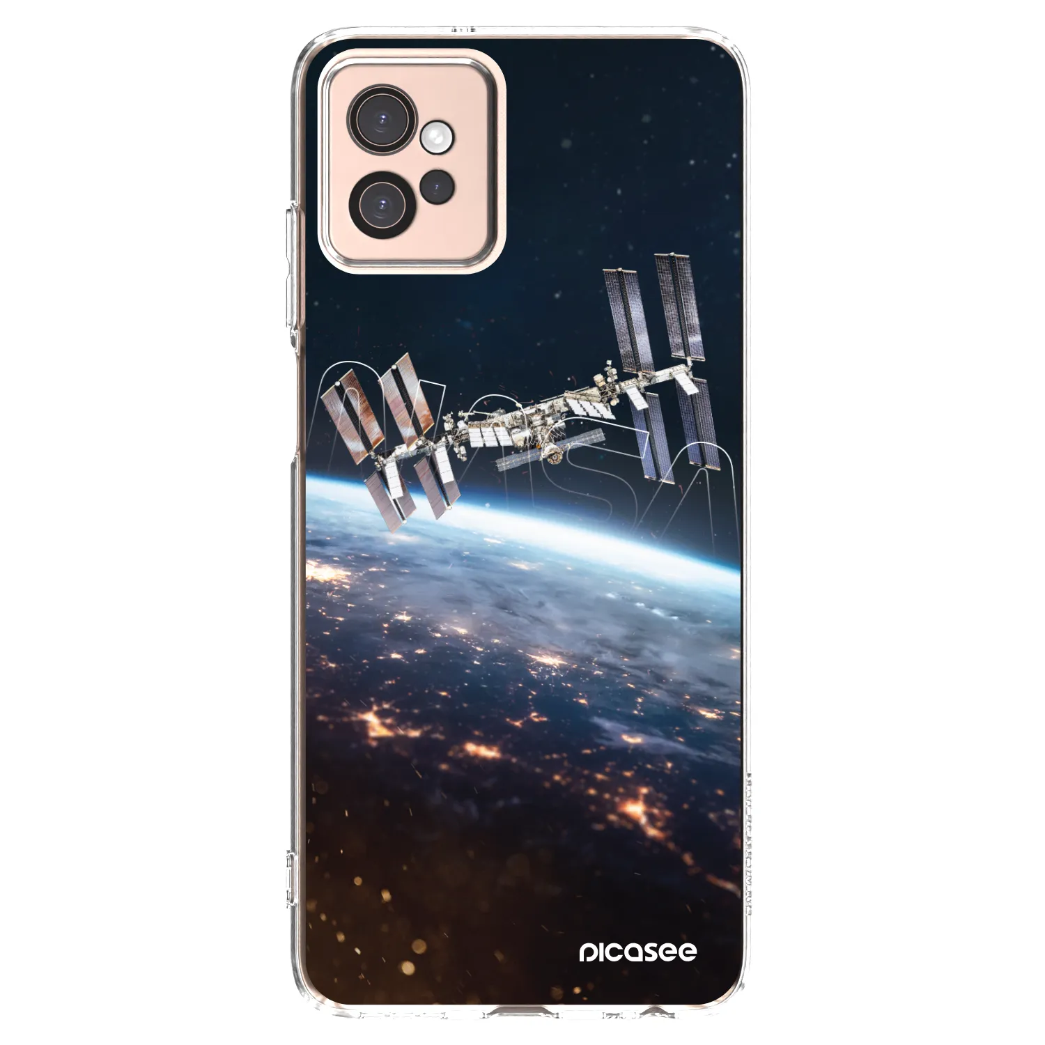 Picasee silikonový průhledný obal pro Motorola Moto G32 - Station