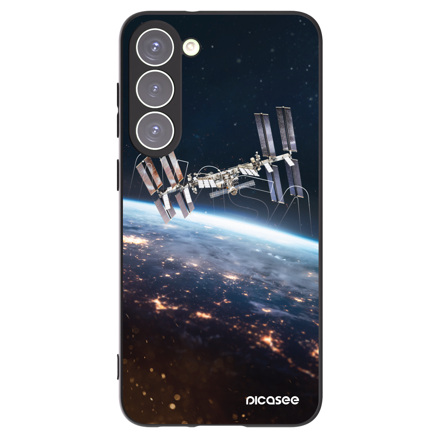 Picasee silikonový černý obal pro Samsung Galaxy S23+ 5G - Station