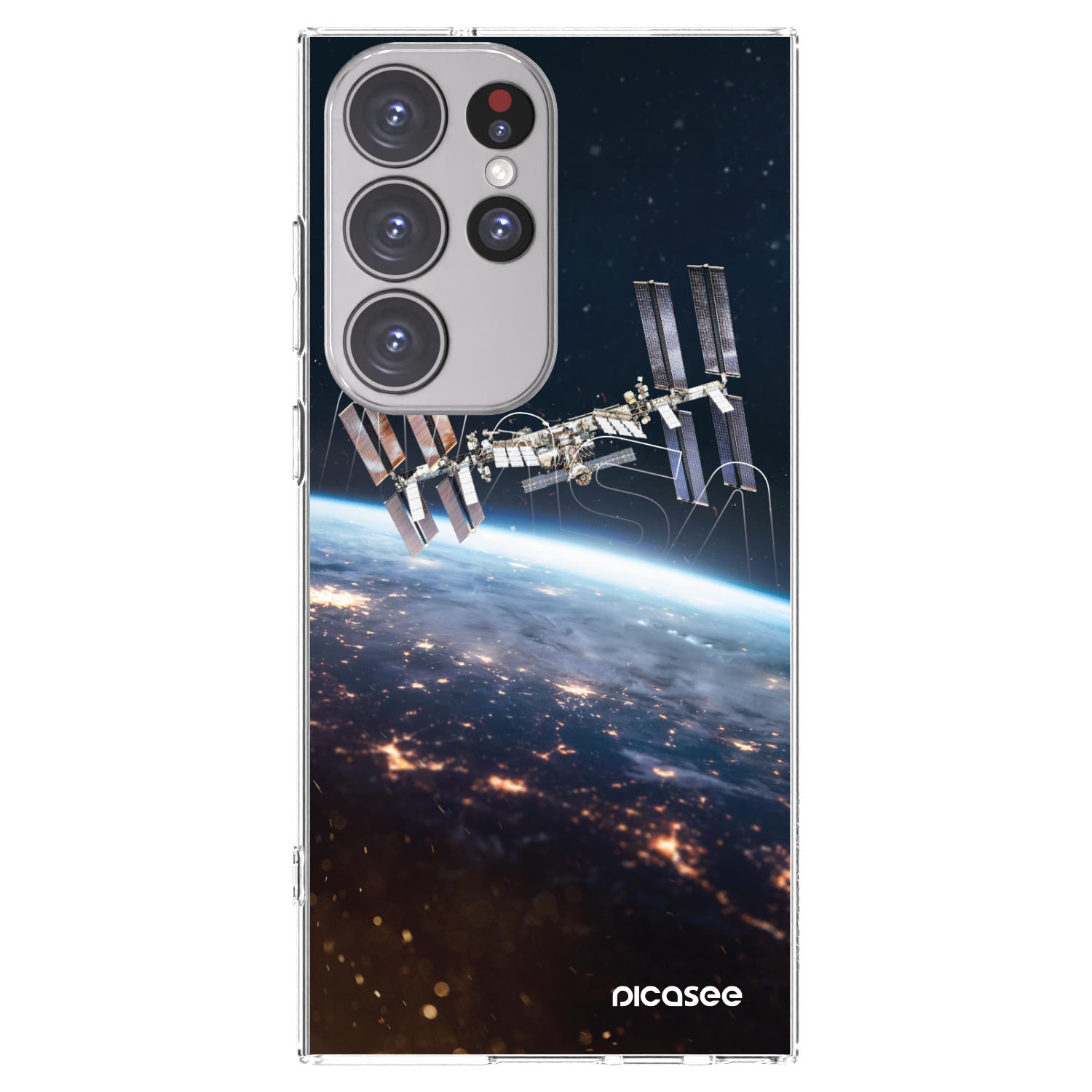 Picasee silikonový průhledný obal pro Samsung Galaxy S23 Ultra 5G - Station