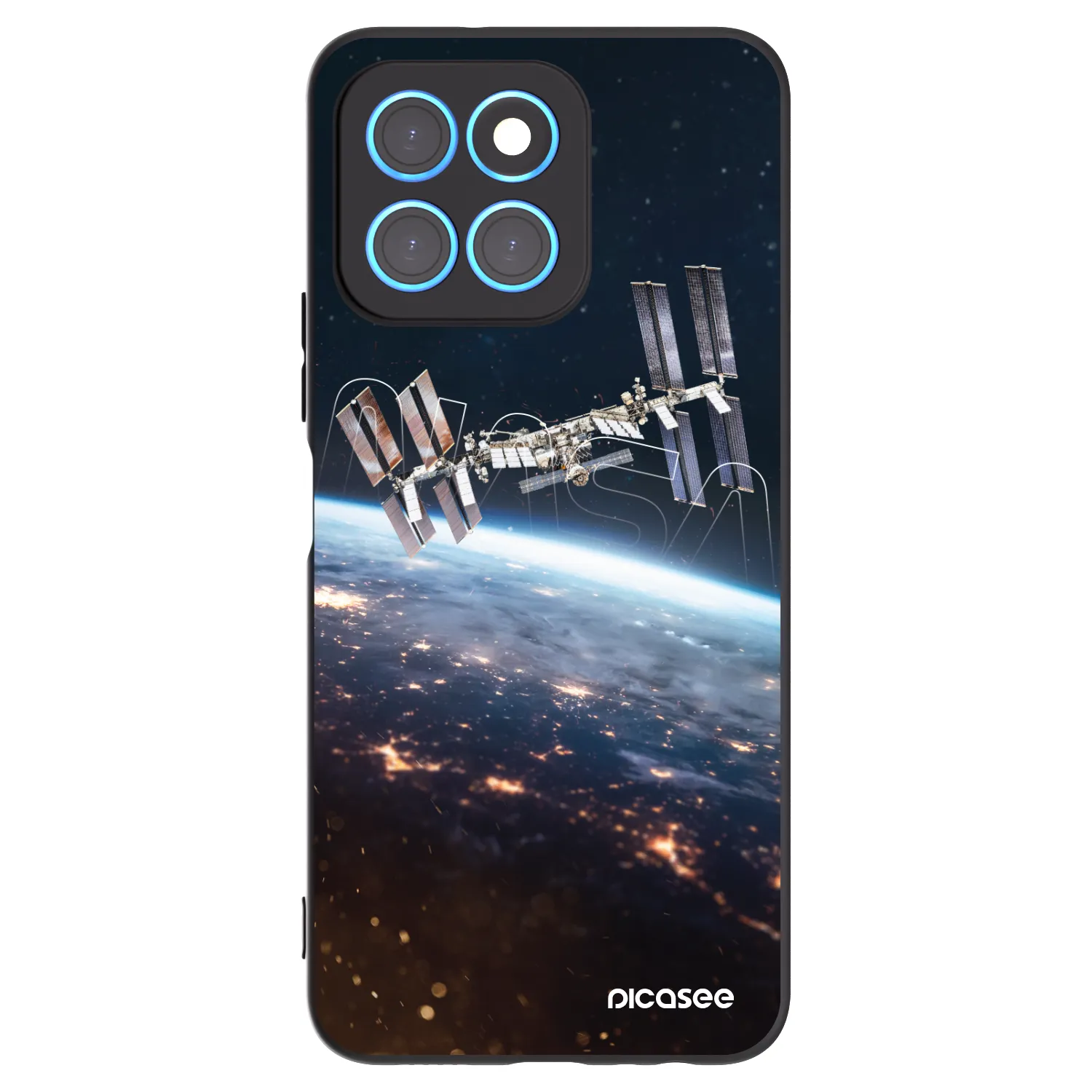 Picasee silikonový černý obal pro Honor X6 - Station