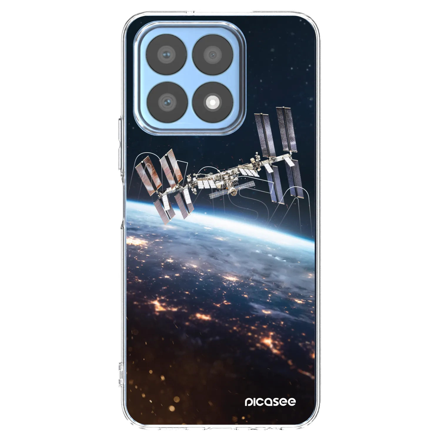 Picasee silikonový průhledný obal pro Honor X8a - Station
