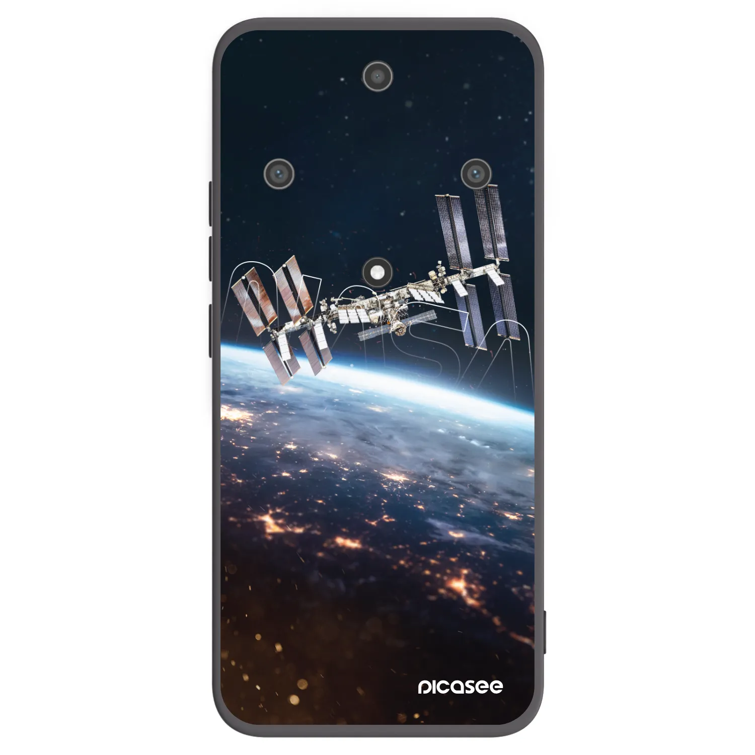 Picasee silikonový černý obal pro Honor Magic5 Lite 5G - Station