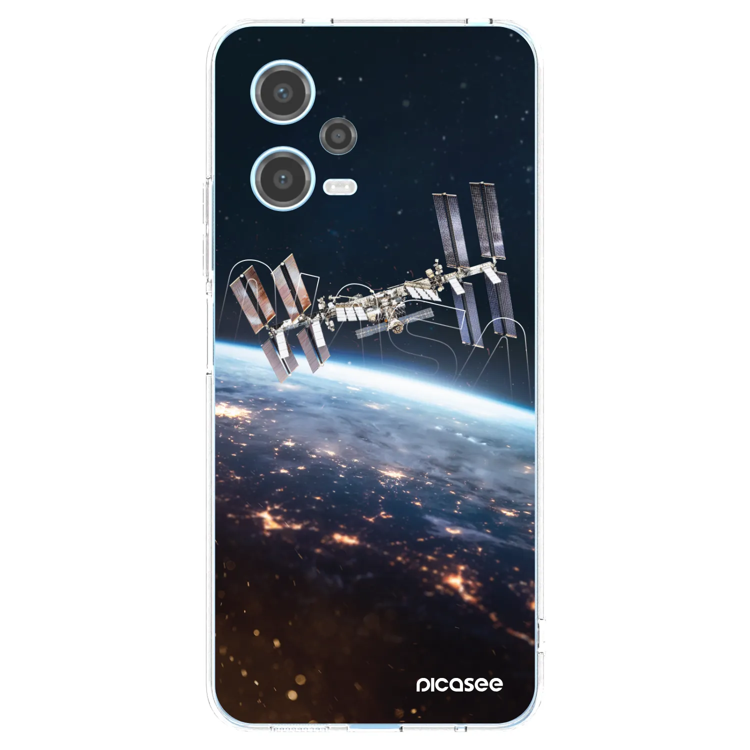 Picasee silikonový průhledný obal pro Xiaomi Redmi Note 12 5G - Station