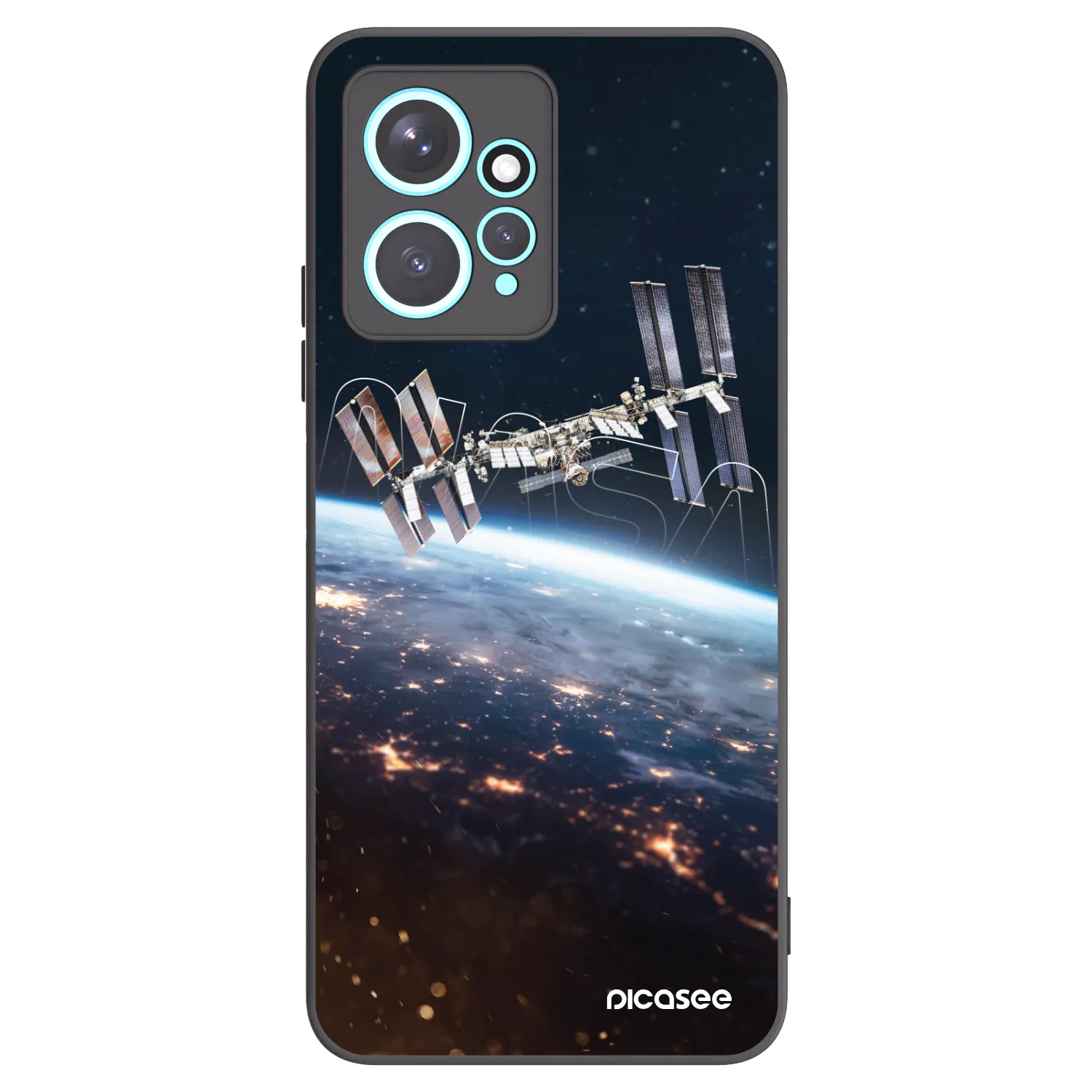 Picasee silikonový černý obal pro Xiaomi Redmi Note 12 4G - Station