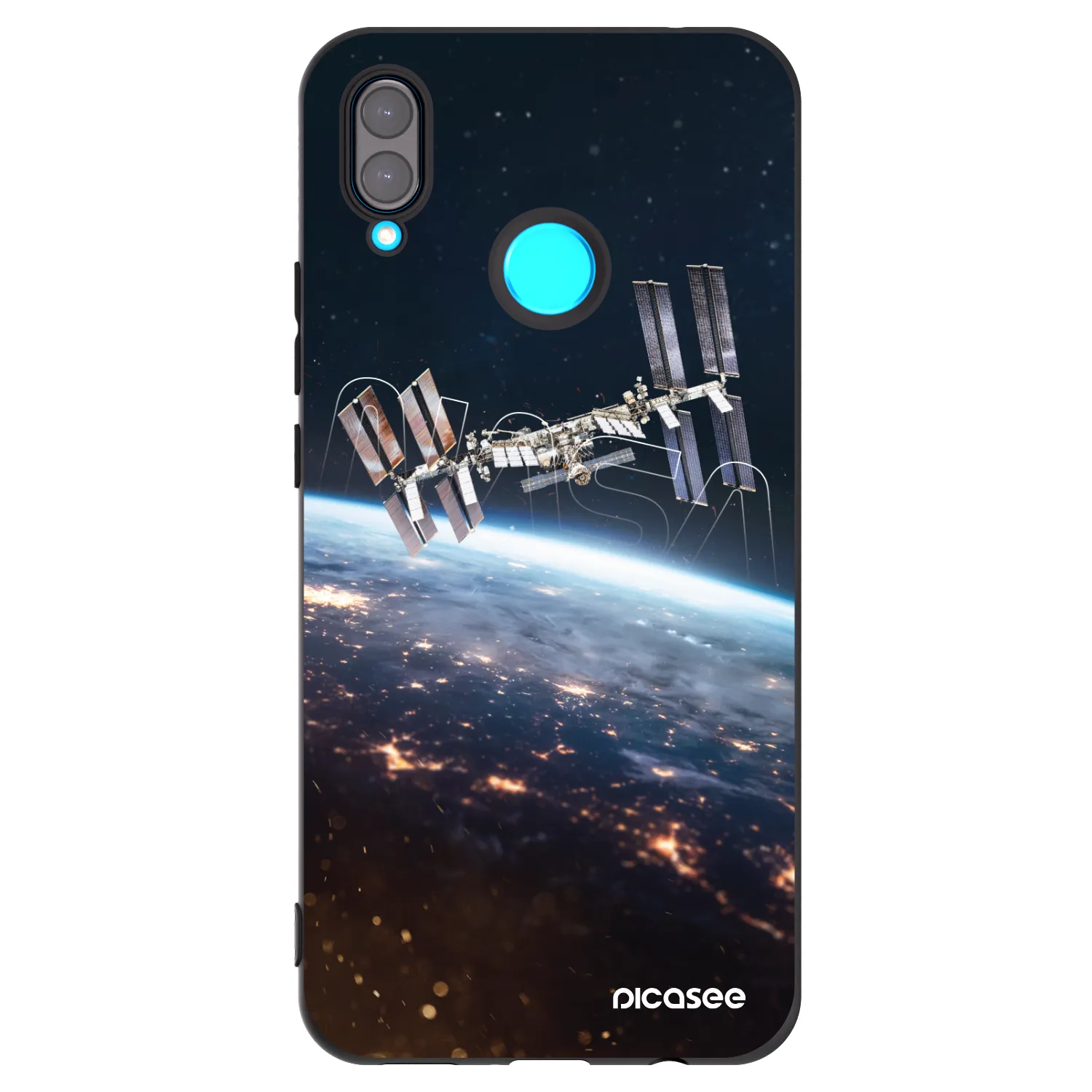 Picasee silikonový černý obal pro Huawei Nova 3 - Station