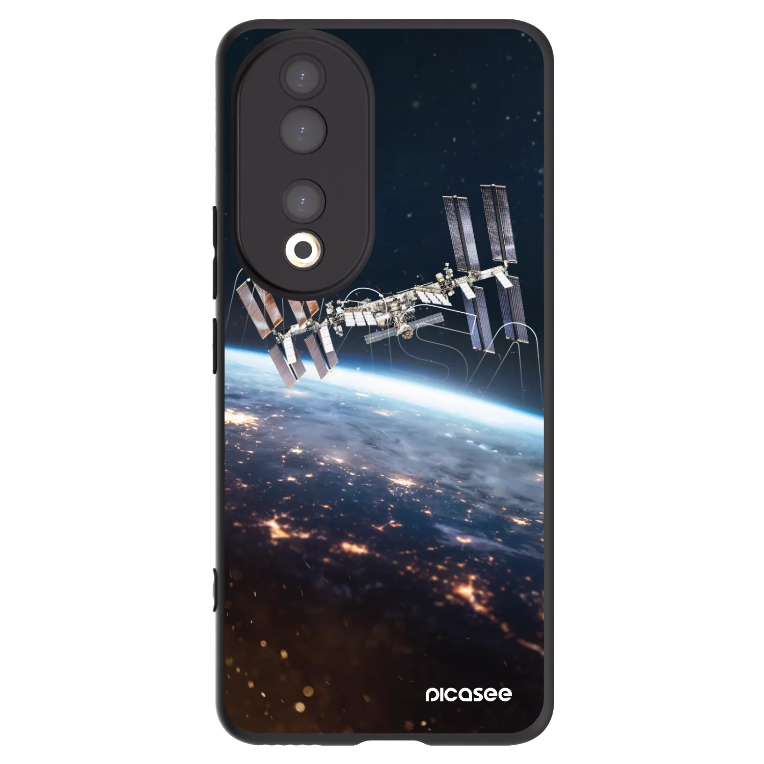 Picasee silikonový černý obal pro Honor 90 5G - Station