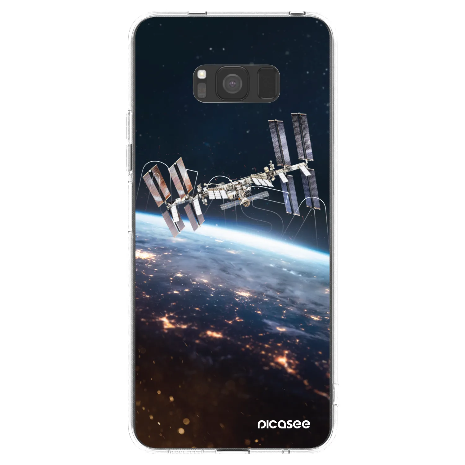 Picasee silikonový průhledný obal pro Samsung Galaxy S8 G950F - Station