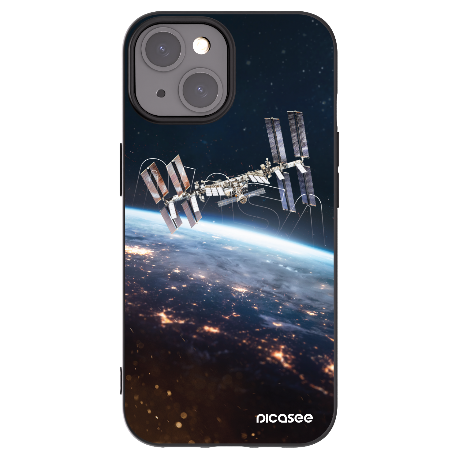 Picasee silikonový černý obal pro Apple iPhone 15 - Station