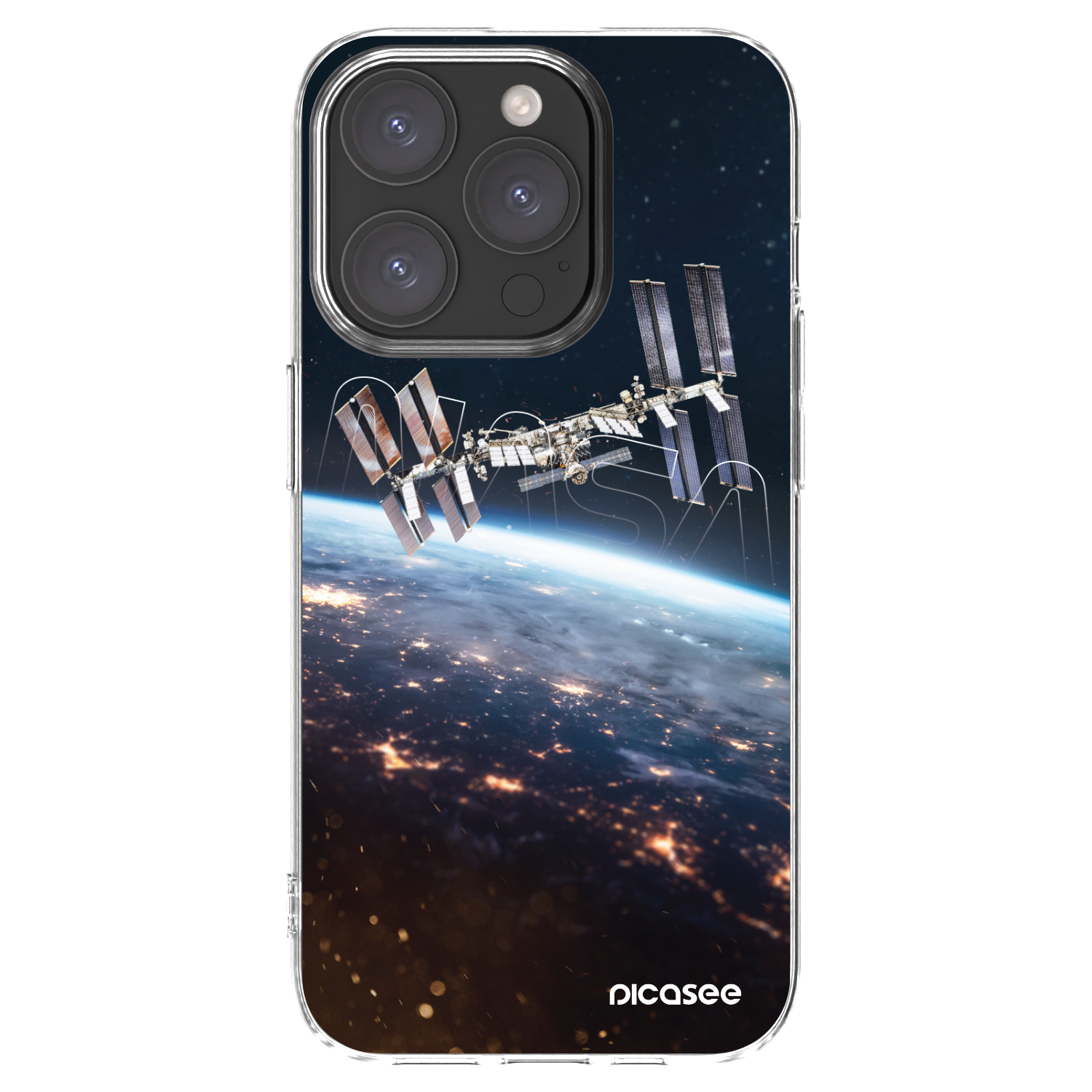 Picasee silikonový průhledný obal pro Apple iPhone 15 Pro - Station