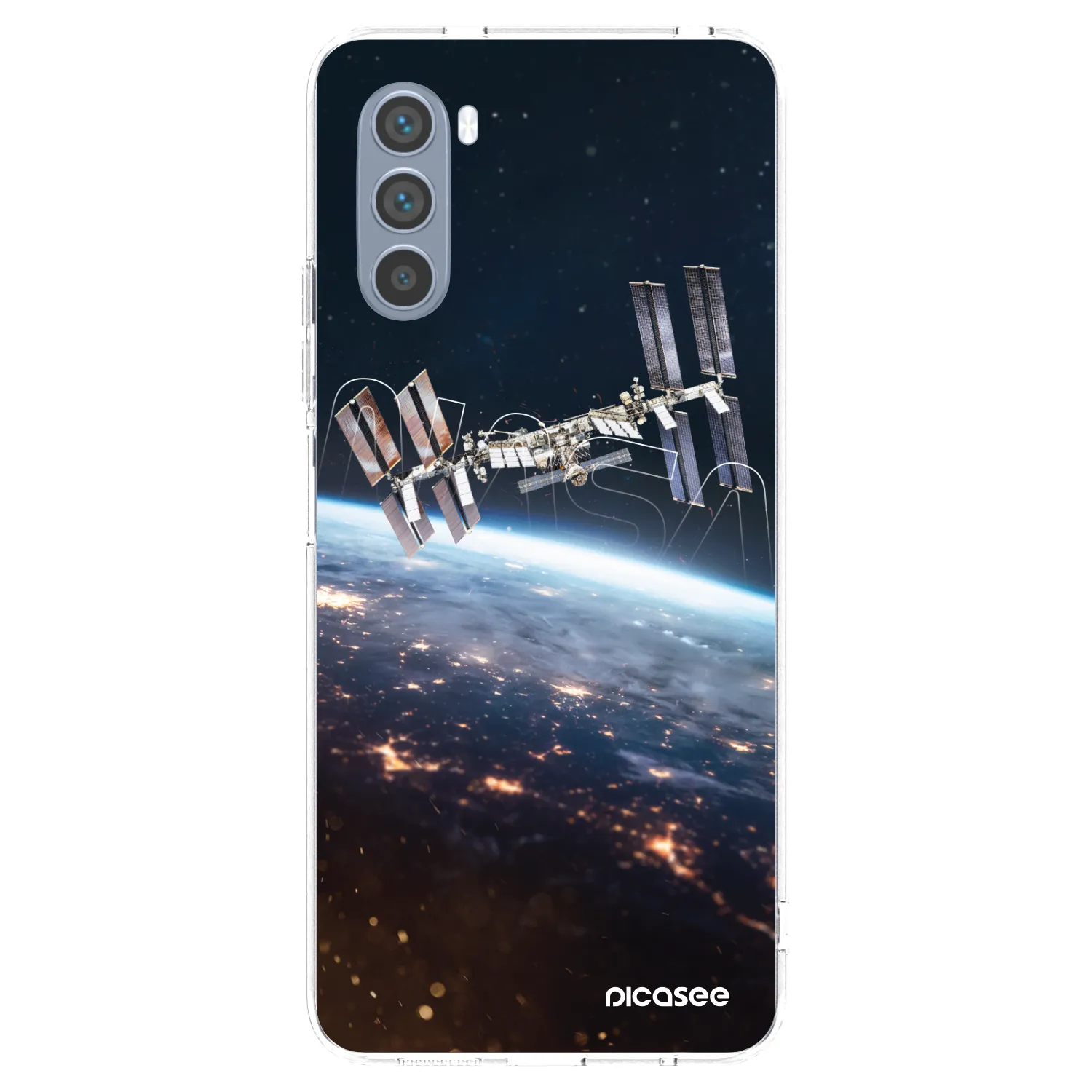 Picasee silikonový průhledný obal pro Motorola Moto G62 - Station