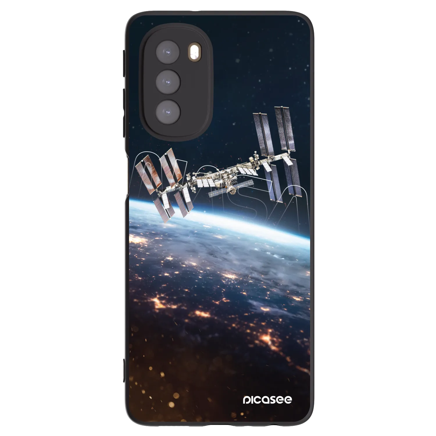 Picasee silikonový černý obal pro Motorola Moto G51 - Station