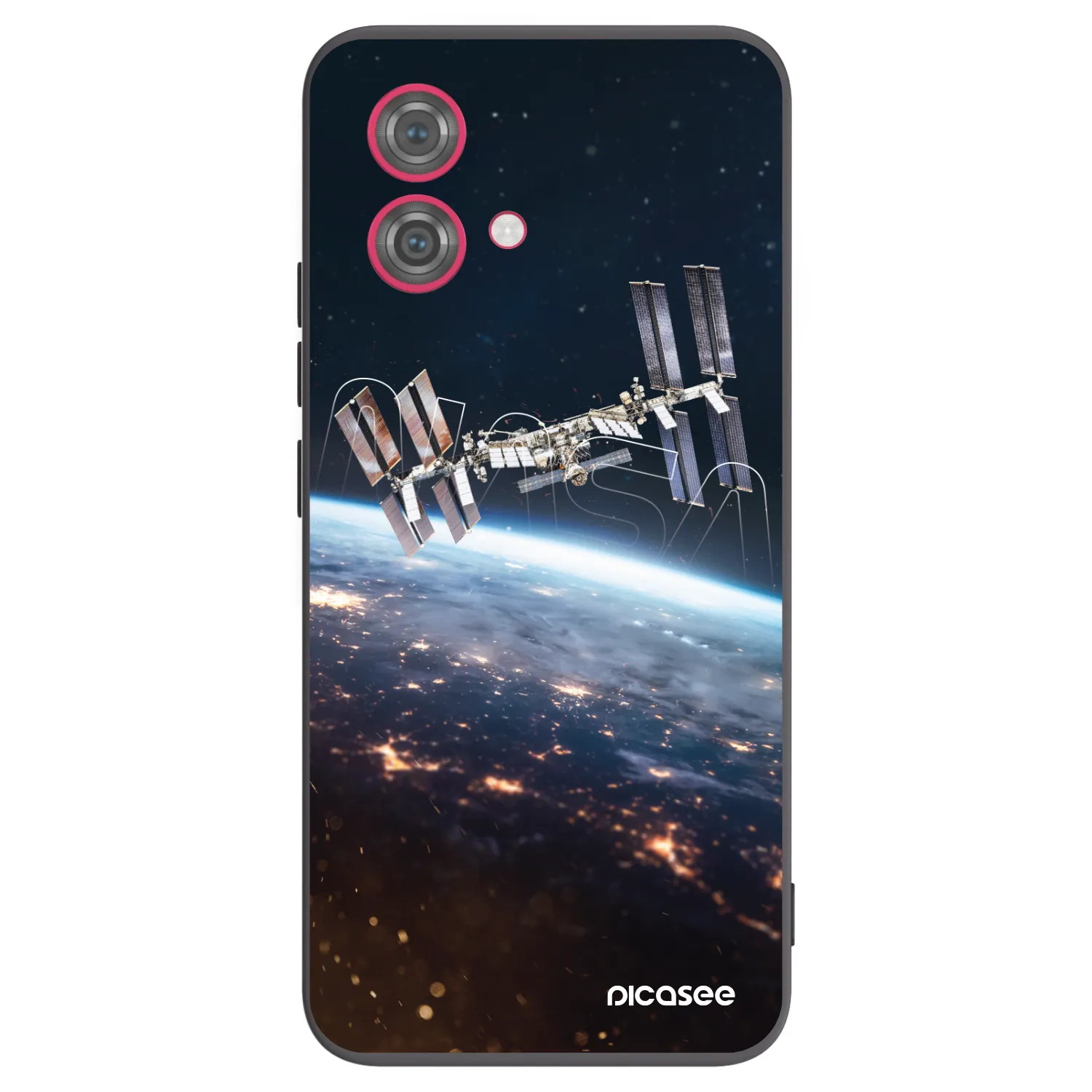 Picasee silikonový černý obal pro Motorola Moto G84 5G - Station