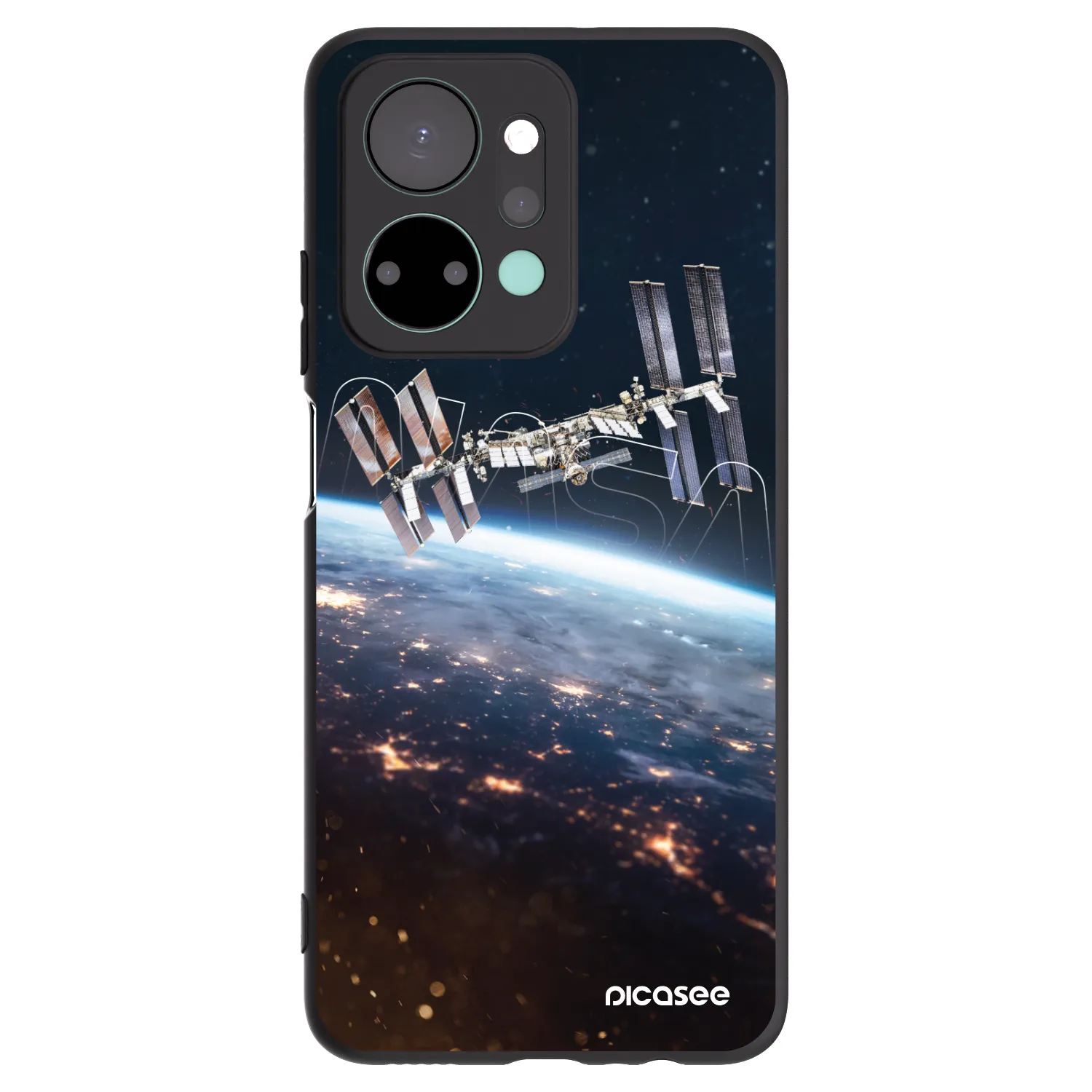 Picasee silikonový černý obal pro Honor X7a - Station