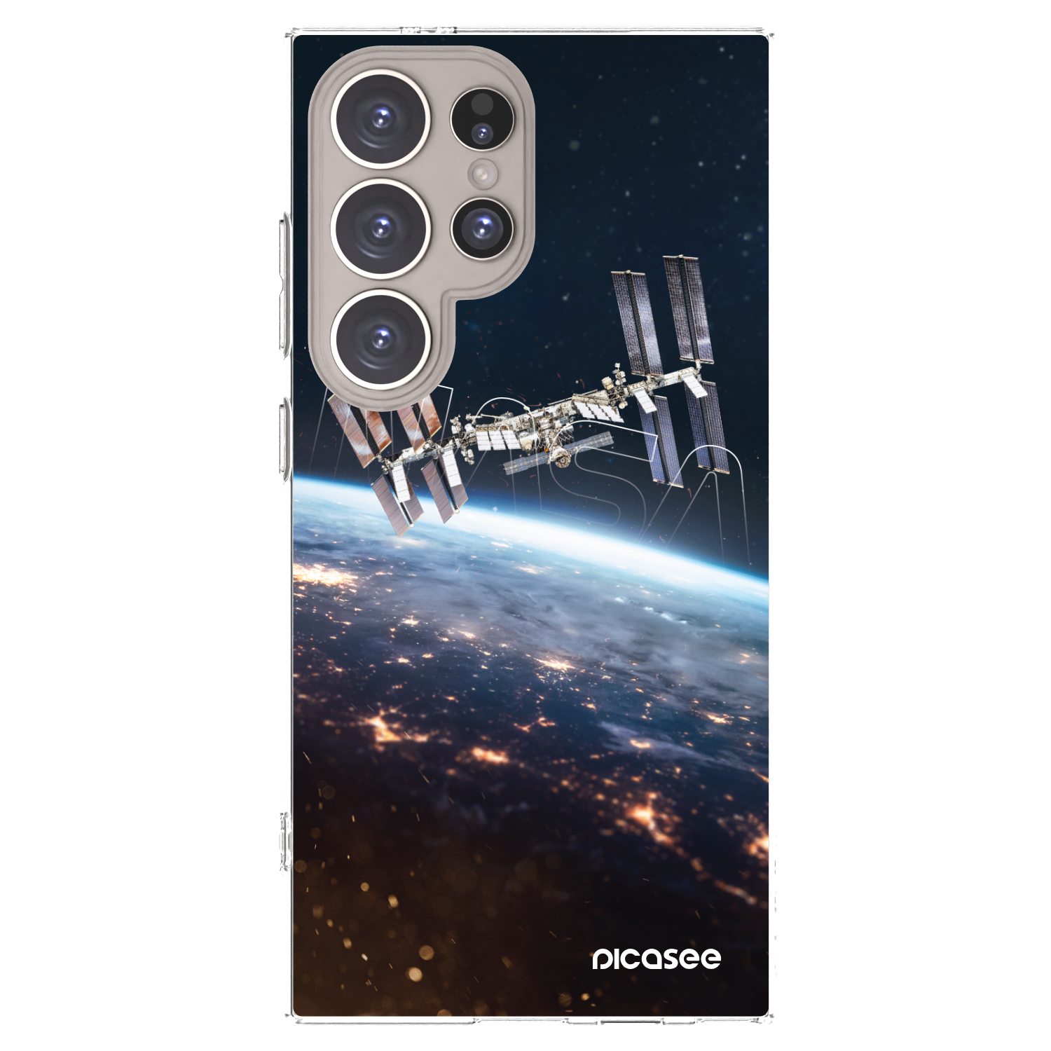 Picasee silikonový průhledný obal pro Samsung Galaxy S24 Ultra S928B 5G - Station