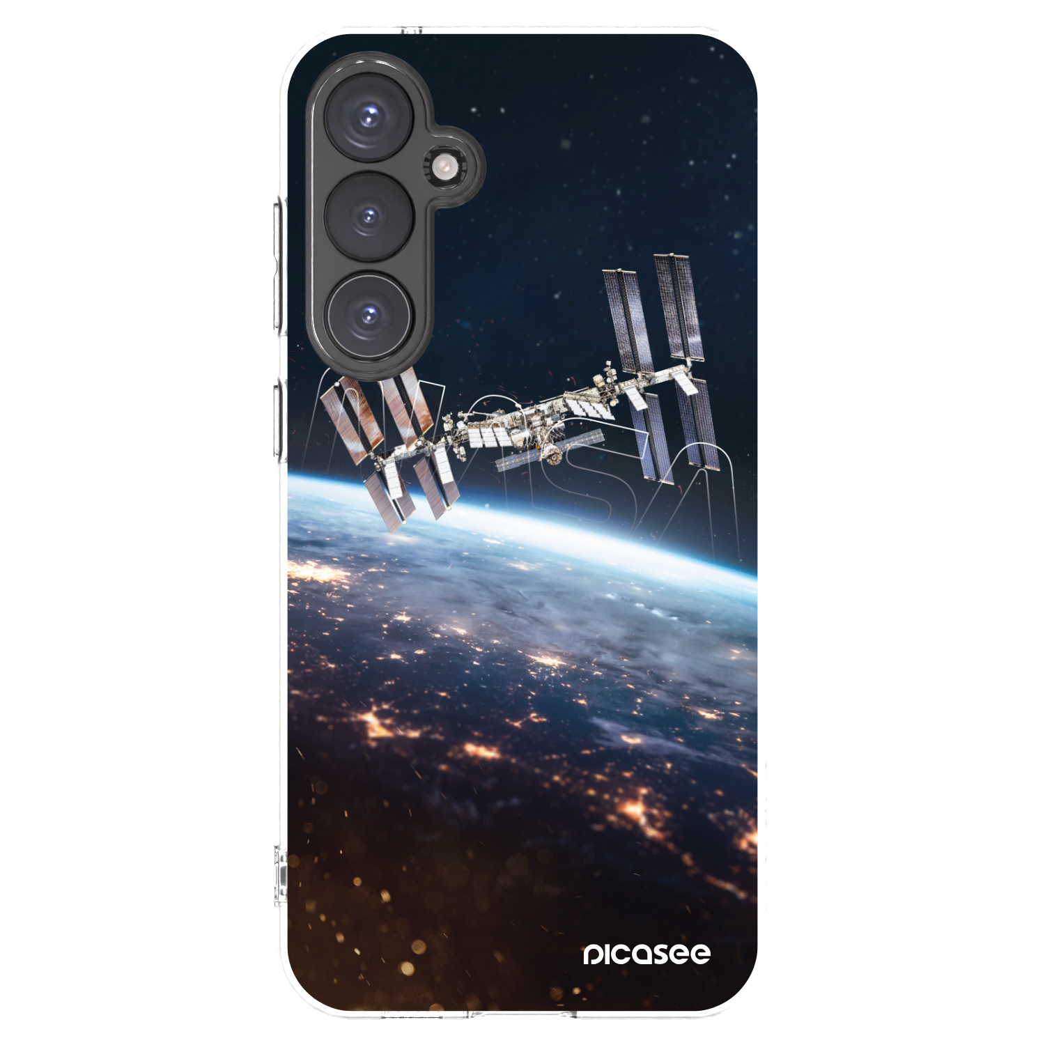 Picasee silikonový průhledný obal pro Samsung Galaxy S23 FE S711B - Station