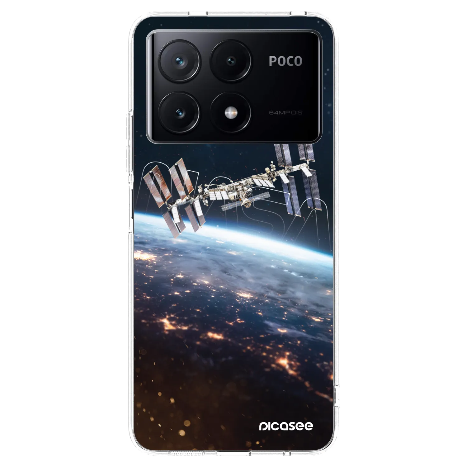 Picasee silikonový průhledný obal pro Xiaomi Poco X6 Pro - Station