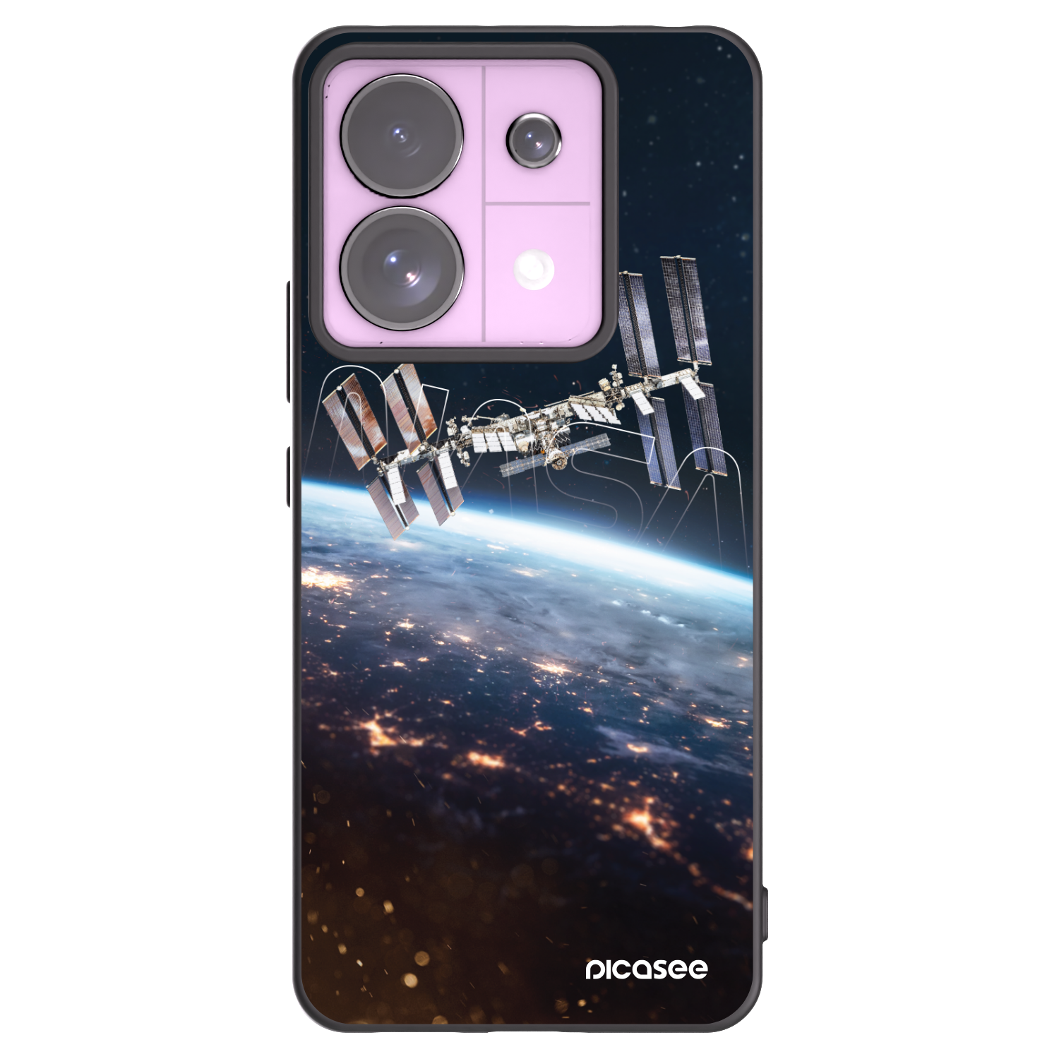 Picasee silikonový černý obal pro Xiaomi Redmi Note 13 Pro 5G - Station