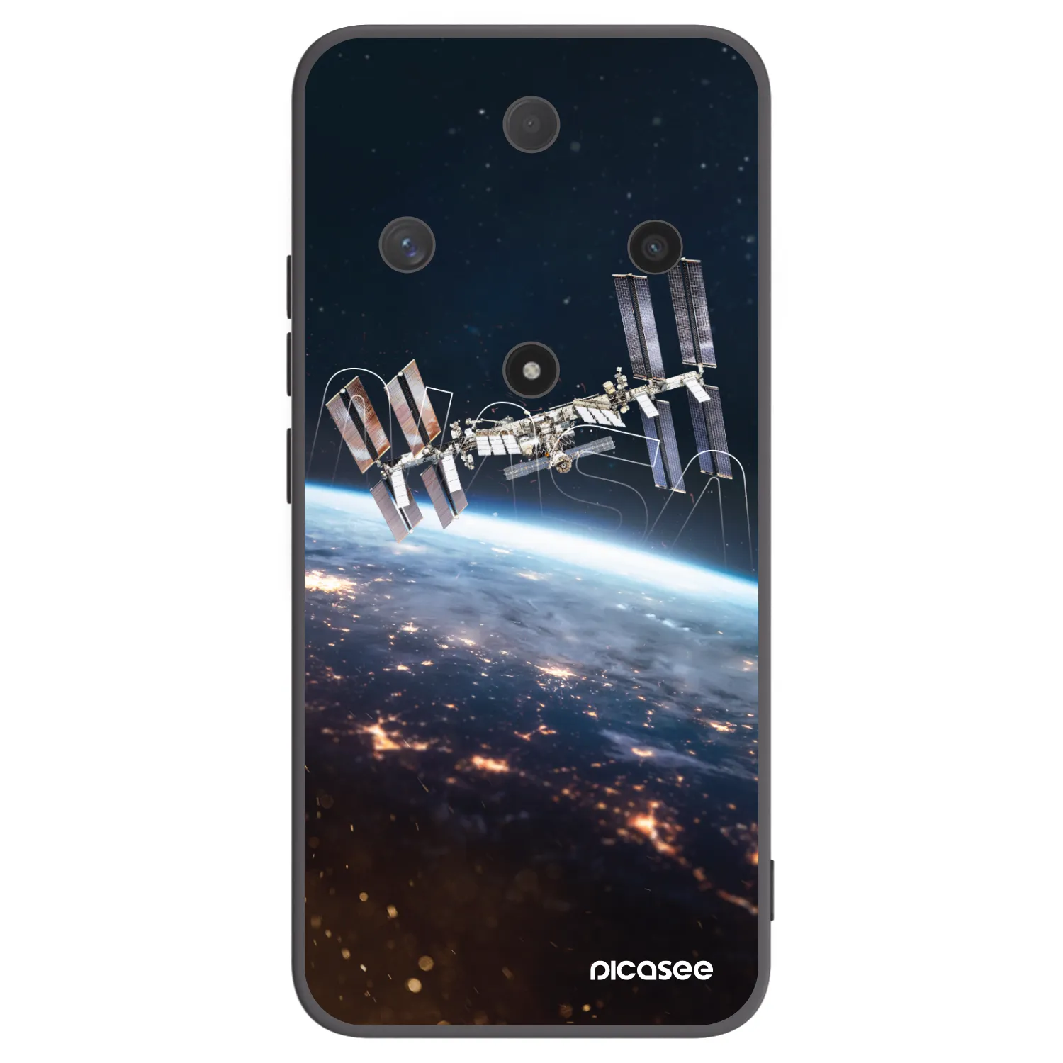 Picasee silikonový černý obal pro Honor Magic6 Lite 5G - Station