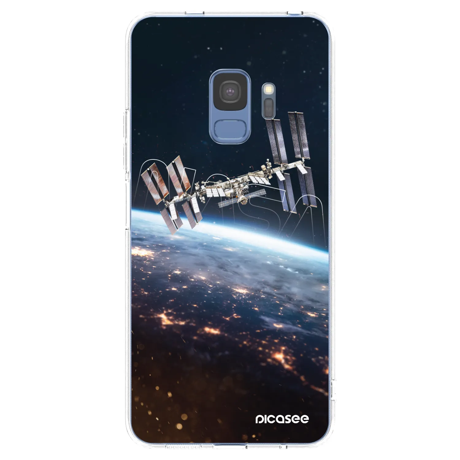 Picasee silikonový průhledný obal pro Samsung Galaxy S9 G960F - Station