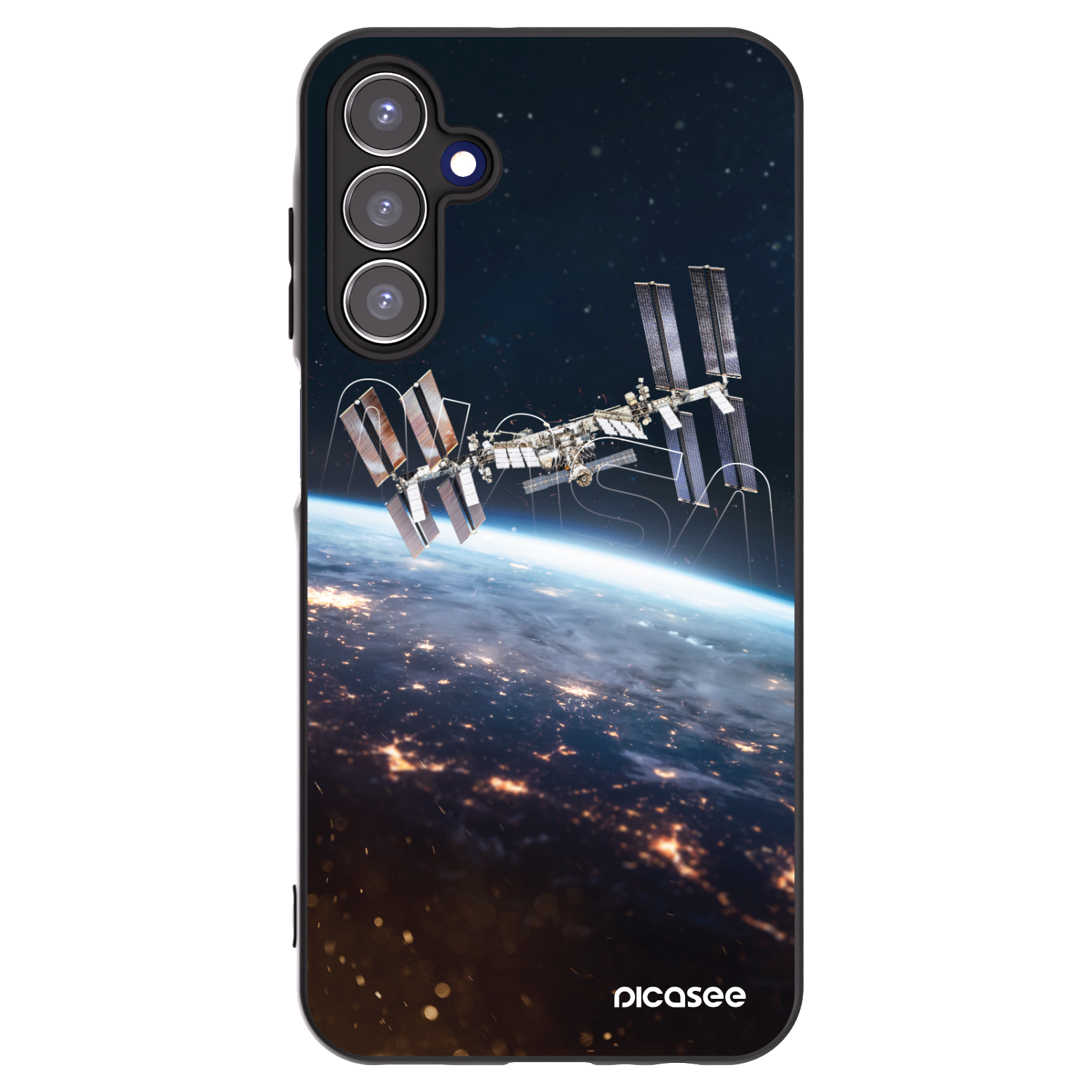 Picasee silikonový černý obal pro Samsung Galaxy A15 A155F 4G - Station