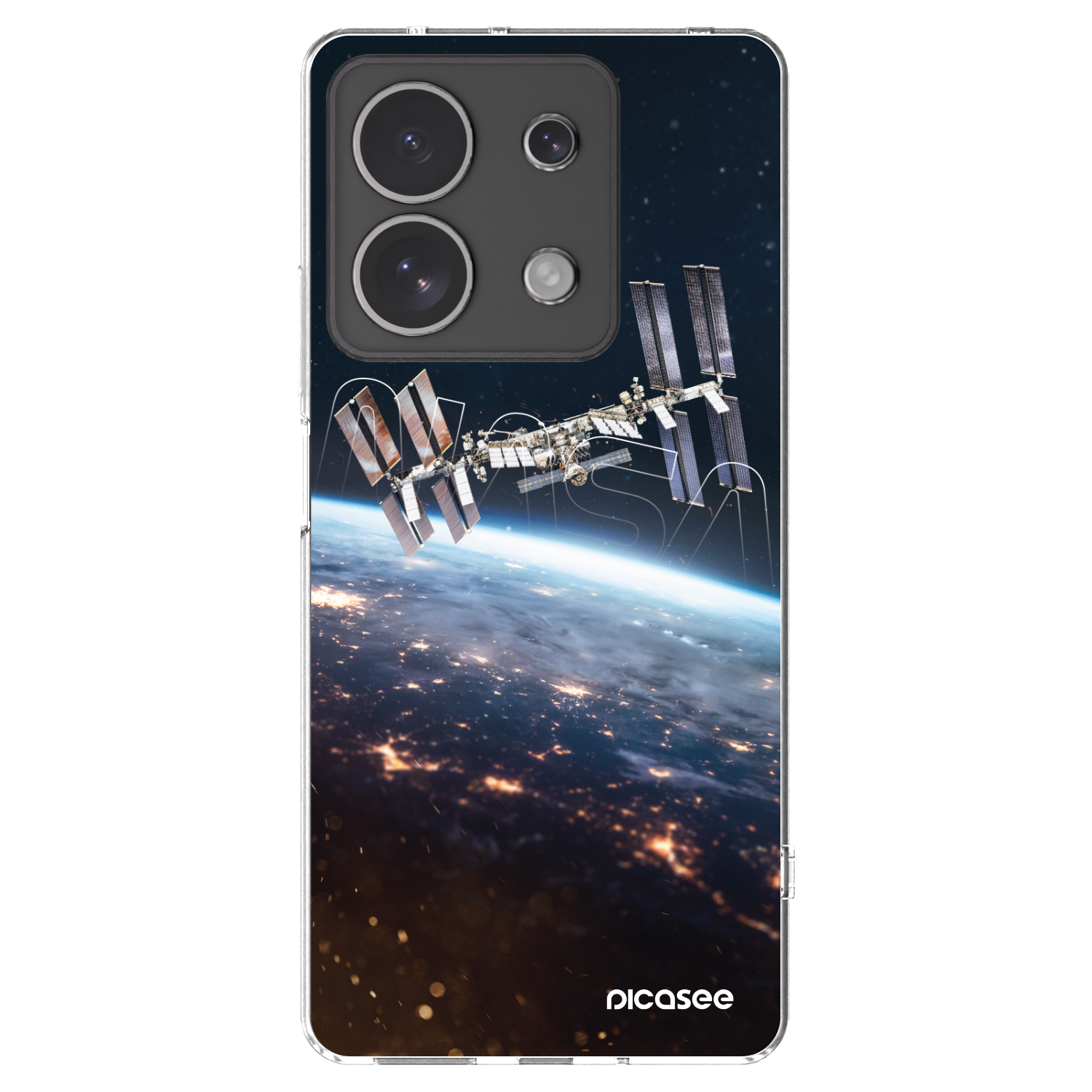 Picasee silikonový průhledný obal pro Xiaomi Redmi Note 13 4G - Station